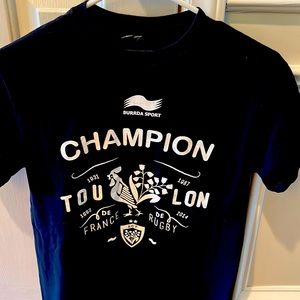 France Rugby size small black t-shirt